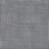 Gathered Bedskirt in Farmhouse Black Gingham Check on White