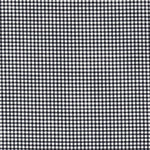 Gathered Bedskirt in Farmhouse Black Gingham Check on White