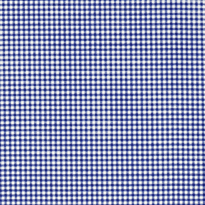 Decorative Pillows in Farmhouse Dark Blue Gingham Check on White