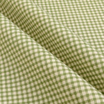 Gathered Bedskirt in Farmhouse Jungle Green Gingham Check