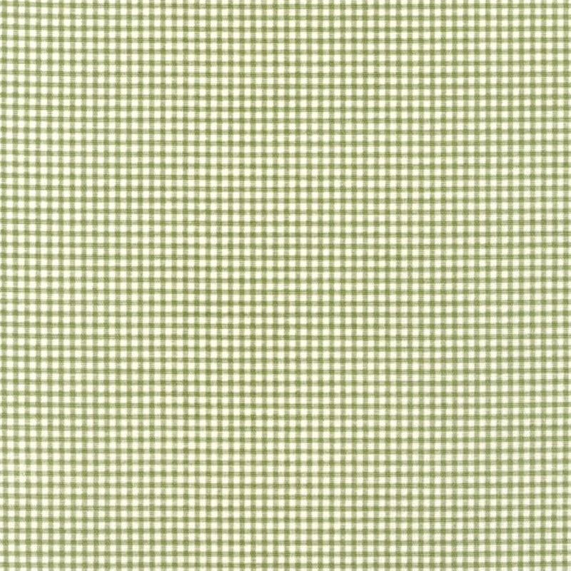 Rod Pocket Curtain Panels Pair in Farmhouse Jungle Green Gingham Check