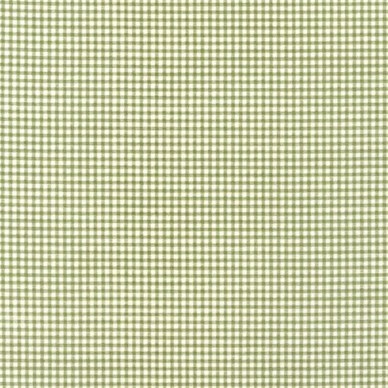 Gathered Bedskirt in Farmhouse Jungle Green Gingham Check