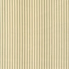 Rod Pocket Curtain Panels Pair in Farmhouse Pine Green Ticking Stripe on Beige