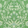 Tailored Bedskirt in Flourish Verdura Green Floral Damask