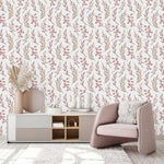 Pink Herbal Wallpaper
