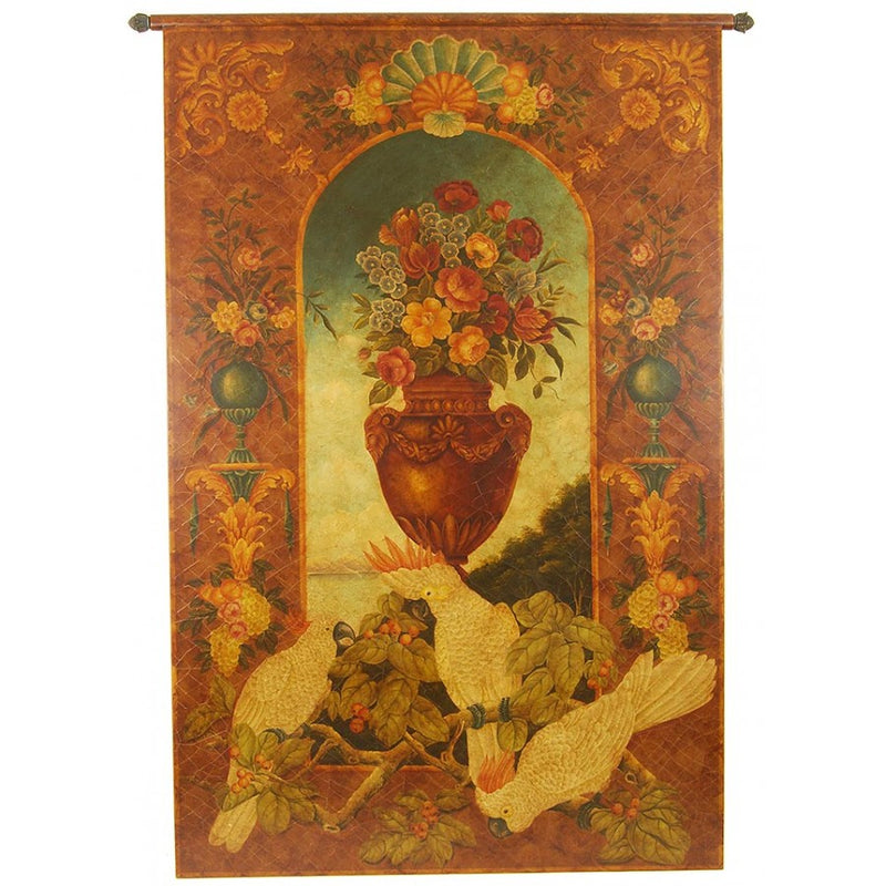 Hand Painted Tapestry Panel - 58.5"W X 73"H LH05