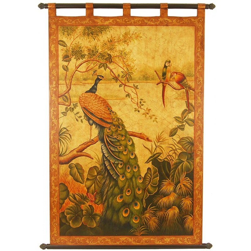 Hand Painted Tapestry Panel - 41"W X 63"H LH07