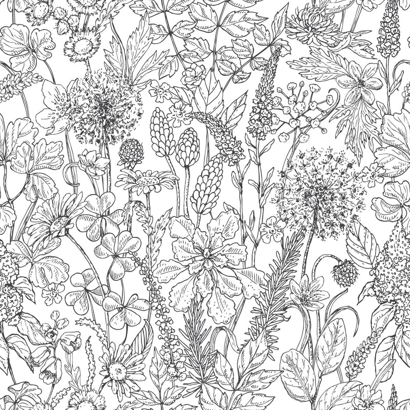 Herbal Pattern Wallpaper