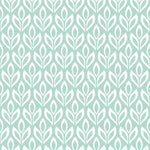 Stylish Green Leaves Pattern Wallpaper Chic