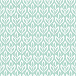 Stylish Green Leaves Pattern Wallpaper Chic