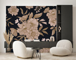 Brown Flowers Wallpaper