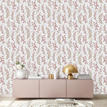Pink Herbal Wallpaper