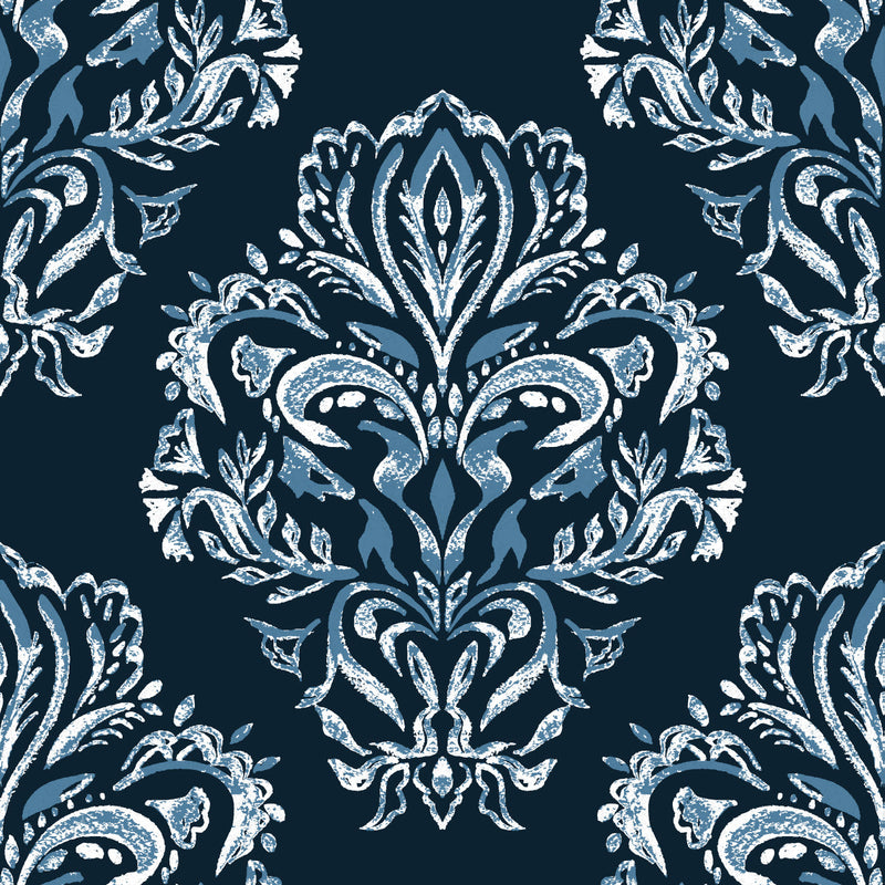 Stylish Dark Blue Wallpaper Vogue