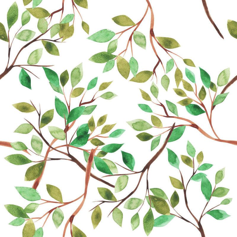 Modish Tree Branches Wallpaper Chic