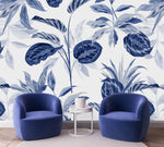 Blue and White Wallpaper