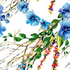 Elegant Blue Little Flowers Wallpaper Vogue