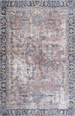 Peach Holi-2305 Washable Area Rug