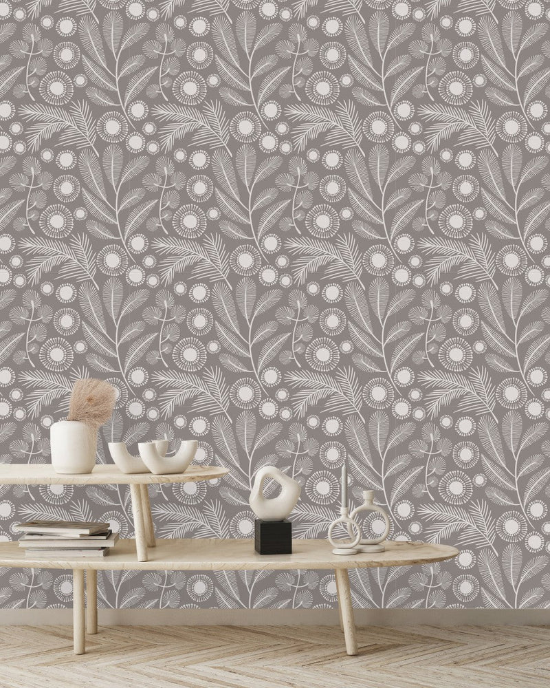 Stylish Abstract Leaves Wallpaper Smart