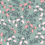 Red and Pink Flowers Wallpaper