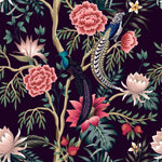 Exotic Birds on Dark Wallpaper