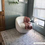 Haile Green & Pink Washable Area Rug