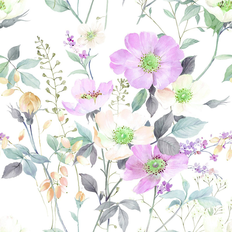 Gentle Flowers Wallpaper
