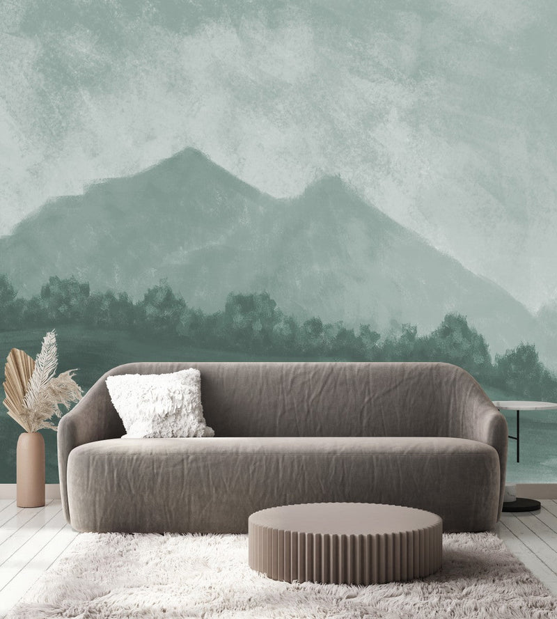 Grey Mountains Landscape Wallpaper