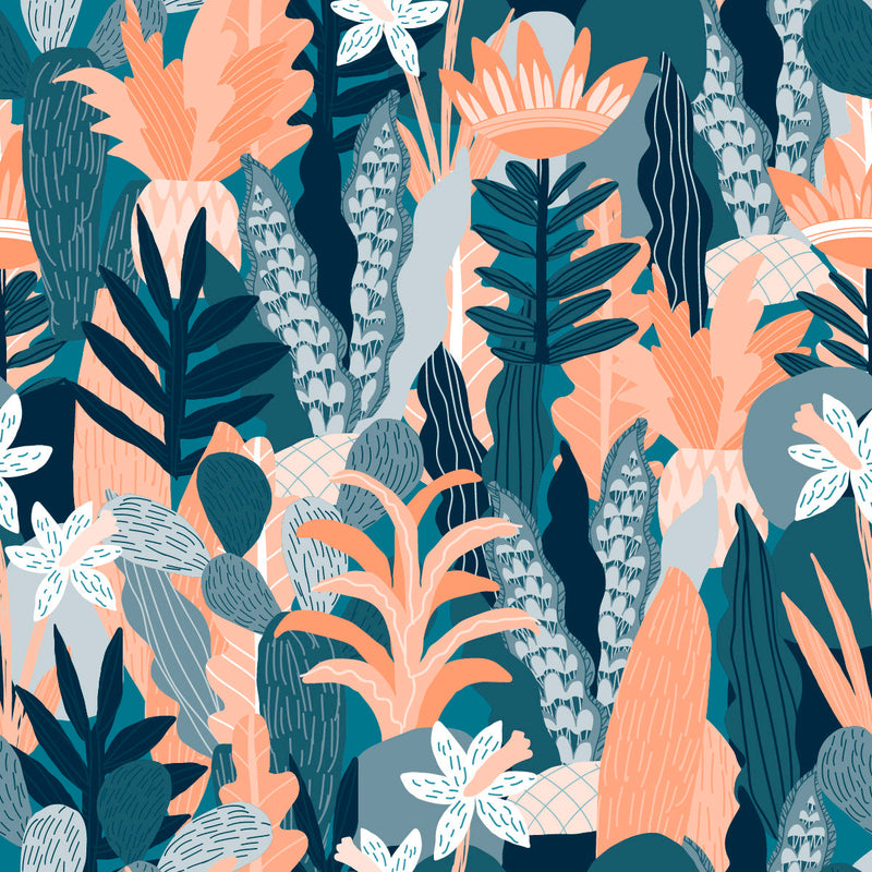 Modish Plants Wallpaper Fashionable