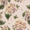 Contemporary Beige Wallpaper with Flowers Fashionable
