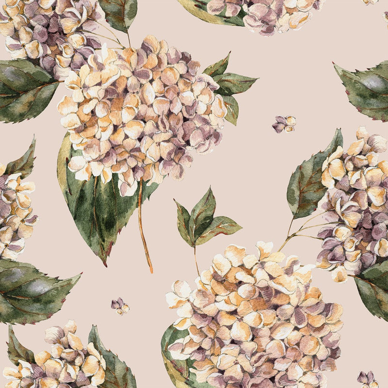 Contemporary Beige Wallpaper with Flowers Fashionable