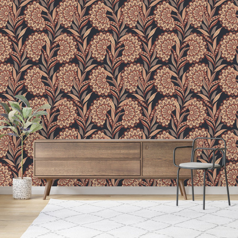 Brown Pattern Wallpaper