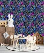 Brightly Floral Wallpaper for Kids