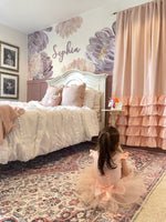Allison Ruffle 100% Blackout Window Curtain Panel