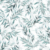Elegant Leaves Pattern Wallpaper Chic