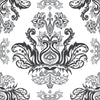 White Wallpaper with Monogram