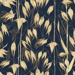 Dark Blue Wallpaper with Spikelets
