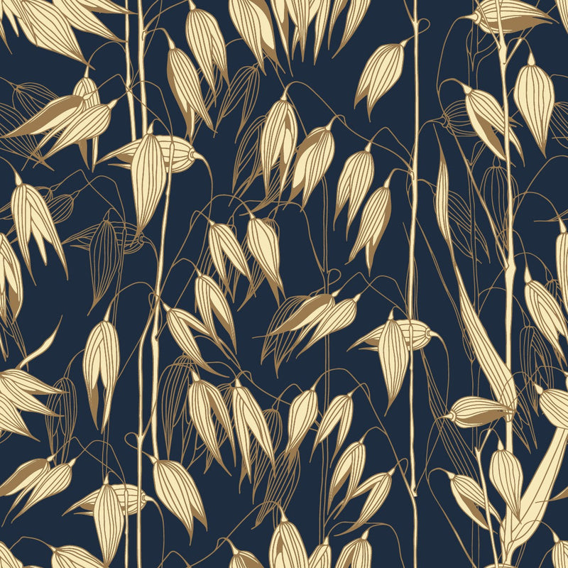 Dark Blue Wallpaper with Spikelets