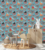 Contemporary Cats Wallpaper Fashionable