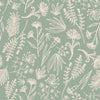 Light Green Wildflowers Wallpaper