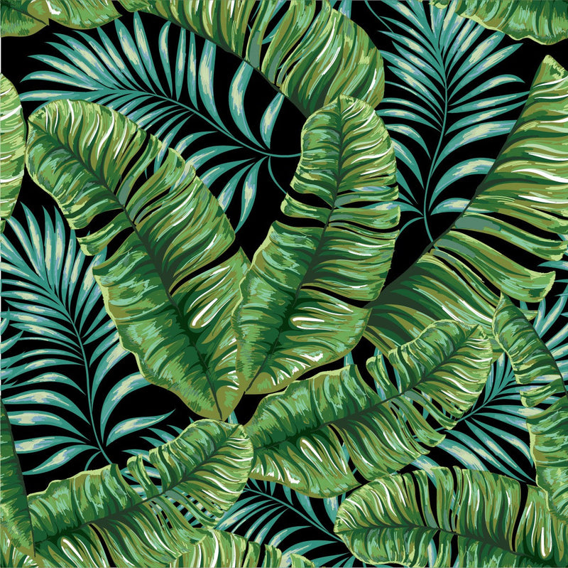 Large Palm Leaves Wallpaper