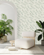 Contemporary Wildflowers Wallpaper Fashionable