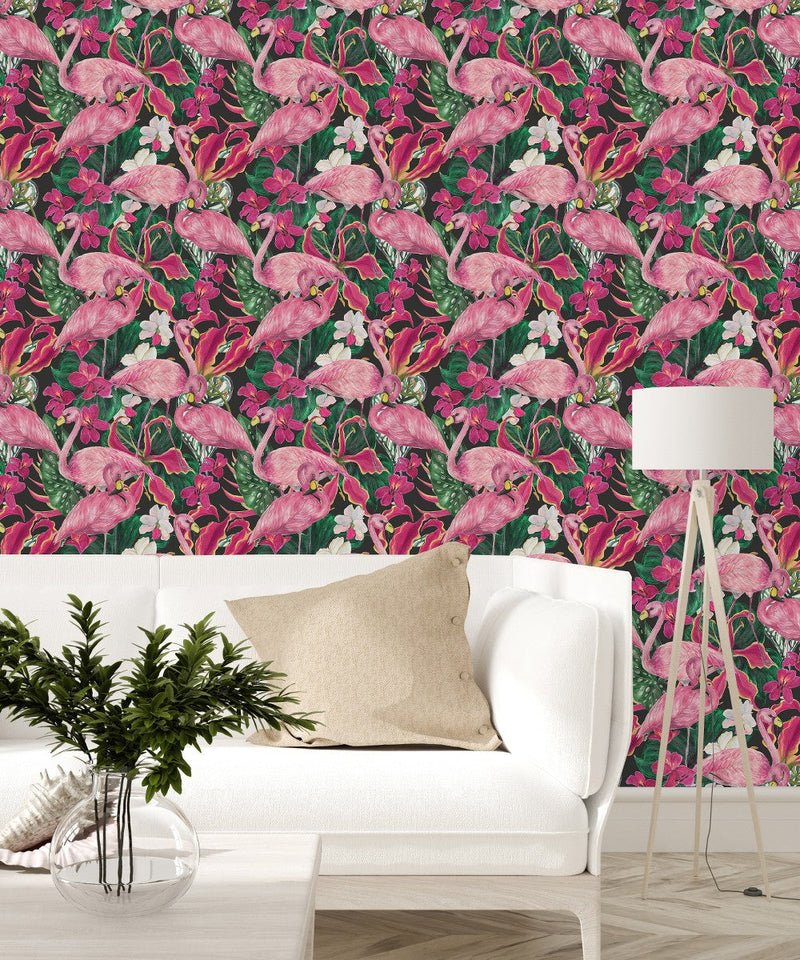 Pink Flamingos Wallpaper