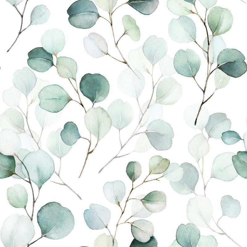 Fashionable Poplar Leaves Wallpaper Vogue