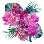 Brightly Pink Bouquet Wallpaper