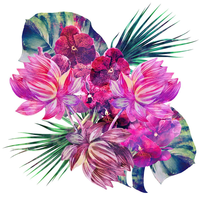 Brightly Pink Bouquet Wallpaper