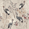 Birds on Beige Wallpaper