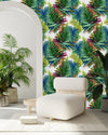 Watercolored Leaves Wallpaper