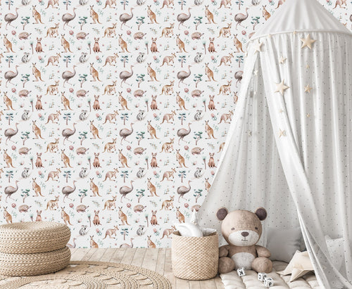 Modish Exotic Animals Wallpaper Tasteful