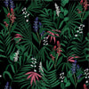 Wildflowers with Green Leaves Wallpaper