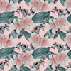 Pink Wallpaper with Gentle Flowers